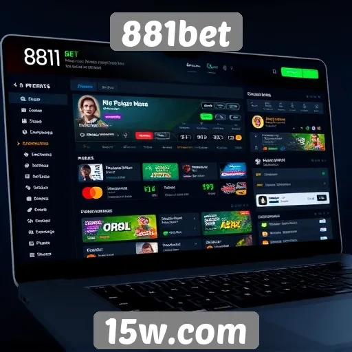 Avaliação da interface do usuário do site 881bet